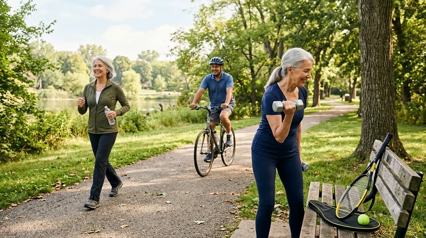 Mixing up your exercise was tied to a longer life. Doing more of one thing was not the same
